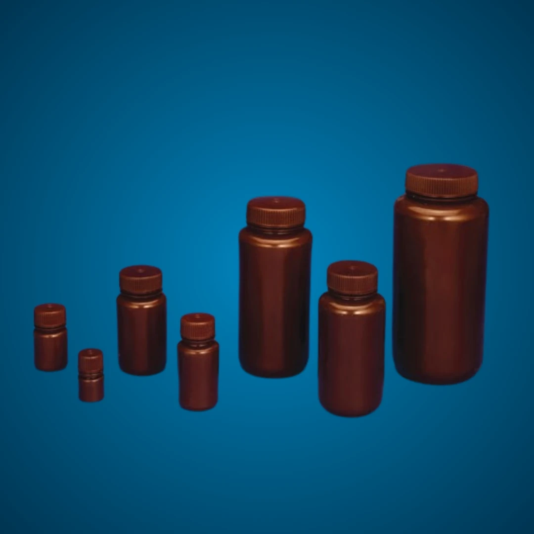 Reagent Bottle AMBER HDPE (Wide Mouth)