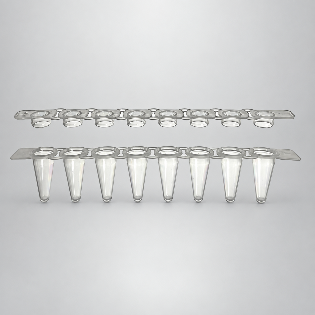8 Strips PCR Tubes & Caps